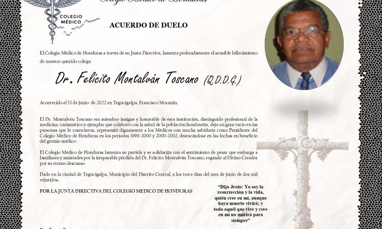 Obituario Dr. Felícito Montalván Toscano (QDDG)