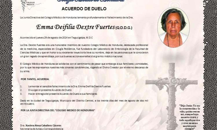 Dra. Emma Deifilia Dextre Fuertes (Q.D.D.G.)