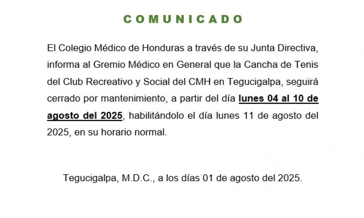 COMUNICADO