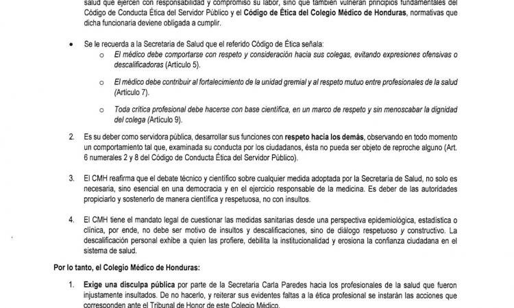 COMUNICADO PÚBLICO